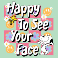 Happy to see your face 99-167 - Adult Softstyle ® T Shirt Design