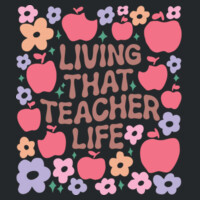 Living That Teacher Life 99-169 - Heavy Blend Crewneck Sweatshirt Design
