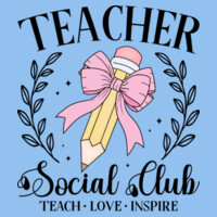 Teacher Social Club 99-171 - Adult Cooling Performance Short Sleeve Tee Design