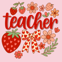 Teacher Strawberry 99-172 - Heavy Blend Crewneck Sweatshirt Design