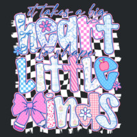 It Takes a Big Heart to Shape Little Minds 99-174 - Heavy Blend Crewneck Sweatshirt Design