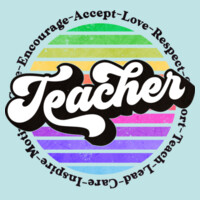 Teacher Circle 99-175 - Adult Cooling Performance Short Sleeve Tee Design