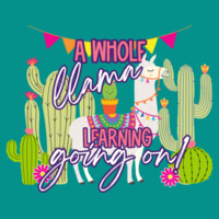 A Whole Llama Learning Going On! 99-176 - Adult Softstyle ® T Shirt Design