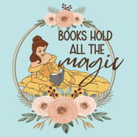 Books Hold All the Magic 99-178 - Adult Cooling Performance Long Sleeve Tee Design