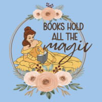 Books Hold All the Magic 99-178 - Heavy Blend Crewneck Sweatshirt Design