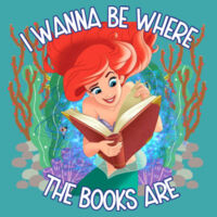 I Wanna Be Where the Books Are 99-181 - Adult Cooling Performance Long Sleeve Tee Design