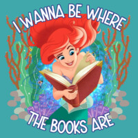 I Wanna Be Where the Books Are 99-181 - Adult Cooling Performance Long Sleeve Tee Design