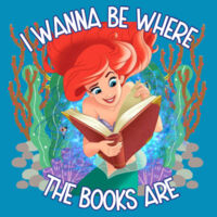 I Wanna Be Where the Books Are 99-181 - Heavy Blend Crewneck Sweatshirt Design
