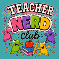 Teacher Nerd Club 99-205 - Adult Cooling Performance Short Sleeve Tee Design