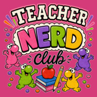 Teacher Nerd Club 99-205 - Adult Softstyle ® T Shirt Design