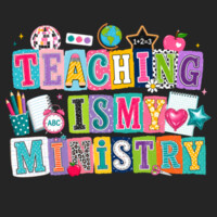 Teaching Is My Ministry 99-213 - Adult Cooling Performance Long Sleeve Tee Design