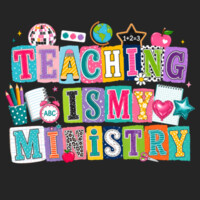 Teaching Is My Ministry 99-213 - Adult Cooling Performance Short Sleeve Tee Design