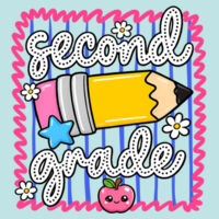 Second Grade Pencil 89-198 - Adult Cooling Performance Long Sleeve Tee Design