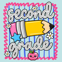 Second Grade Pencil 89-198 - Adult Cooling Performance Long Sleeve Tee Design