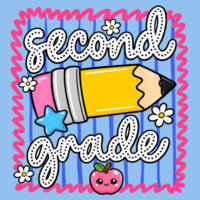 Second Grade Pencil 89-198 - Adult Cooling Performance Short Sleeve Tee Design