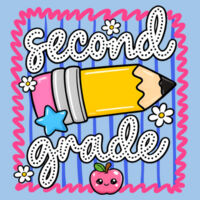 Second Grade Pencil 89-198 - Adult Softstyle ® T Shirt Design