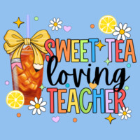 Sweet Tea Loving Teacher 99-225 - Adult Cooling Performance Long Sleeve Tee Design