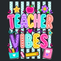 Teacher Vibes  99-227 - Heavy Blend Crewneck Sweatshirt Design