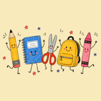 Happy School Supplies 99-232 - Adult Cooling Performance Long Sleeve Tee Design