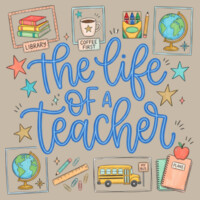  The Life of a Teacher 99-237 - Heavy Blend Crewneck Sweatshirt Design