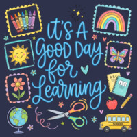  It's a Good Day for Learning 99-238 - Heavy Blend Crewneck Sweatshirt Design