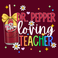 Dr. Pepper Loving Teacher 99-252 - Adult Cooling Performance Long Sleeve Tee Design