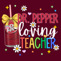 Dr. Pepper Loving Teacher 99-252 - Adult Cooling Performance Short Sleeve Tee Design