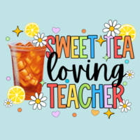 Sweet Tea Loving Teacher 99-253 - Adult Cooling Performance Long Sleeve Tee Design