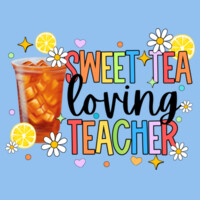 Sweet Tea Loving Teacher 99-253 - Adult Cooling Performance Short Sleeve Tee Design