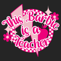 This Barbie Is a Teacher 99-261 - Adult Cooling Performance Long Sleeve Tee Design