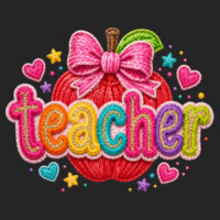 Faux yarn teacher apple 99-283 - Adult Cooling Performance Short Sleeve Tee Design