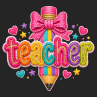  Faux yarn teacher pencil 99-284 - Adult Cooling Performance Short Sleeve Tee Design