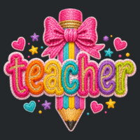  Faux yarn teacher pencil 99-284 - Adult Softstyle ® T Shirt Design
