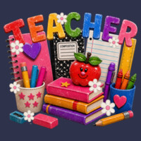 Faux paint teacher supplies 99-285 - Adult Softstyle ® T Shirt Design