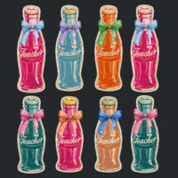 Retro teacher soda bottle  99-286 - Heavy Blend Crewneck Sweatshirt Design
