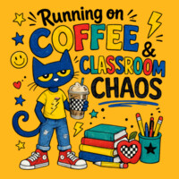 Coffee, Classroom, Chaos 99-305 - Heavy Blend Crewneck Sweatshirt Design