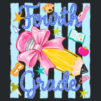 Fourth Grade Preppy Pencil 89-071 - Adult Softstyle ® T Shirt Design