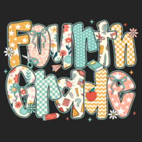 Fourth Grade Preppy Floral 89-075 - Adult Cooling Performance Long Sleeve Tee Design