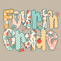 Fourth Grade Preppy Floral 89-075 - Youth Heavy Cotton 100% Cotton T Shirt Design