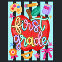 First Grade Apple 89-077 - Adult Softstyle ® T Shirt Design
