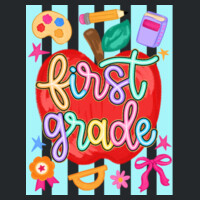 First Grade Apple 89-077 - Youth Heavy Cotton 100% Cotton T Shirt Design