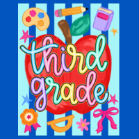 Third Grade Apple 89-079 - Adult Cooling Performance Long Sleeve Tee Design