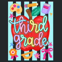Third Grade Apple 89-079 - Adult Softstyle ® T Shirt Design