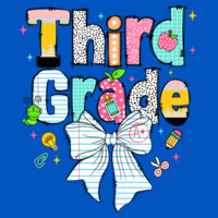 Third Grade Paper Bow 89-083 - Adult Cooling Performance Short Sleeve Tee Design