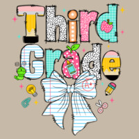 Third Grade Paper Bow 89-083 - Youth Heavy Cotton 100% Cotton T Shirt Design