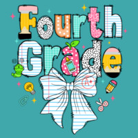 Fourth Grade Paper Bow 89-085 - Adult Cooling Performance Long Sleeve Tee Design