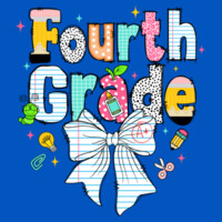 Fourth Grade Paper Bow 89-085 - Adult Cooling Performance Short Sleeve Tee Design