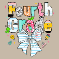 Fourth Grade Paper Bow 89-085 - Heavy Blend Crewneck Sweatshirt Design