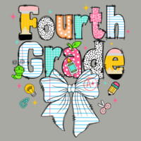 Fourth Grade Paper Bow 89-085 - Youth Heavy Cotton 100% Cotton T Shirt Design