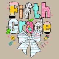 Fifth Grade Paper Bow 89-085 - Adult Softstyle ® T Shirt Design